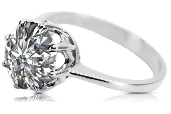 Anneau Zircon Argent sterling 925 Vintage vrc157s